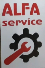 Логотип сервисного центра Alfa service